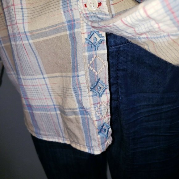 Guess Mens XXL Western Pearl Snap Shirt - Picture 5 of 12